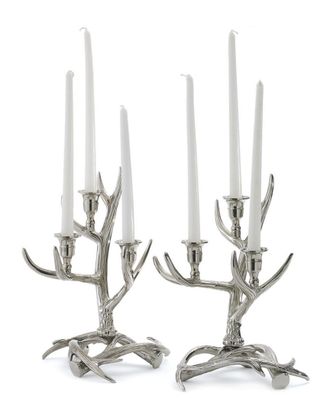Go Home Tangled Antler Candelabras