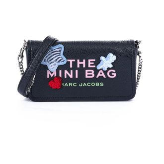 Marc Jacobs Sticker Mini Tas in Nero Multi - Dames - Schoudertassen - Zwart - ONE Size - Leer - Tassen
