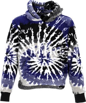 Amiri Tie-Dyed Hoodie in Multicolor Acrylic