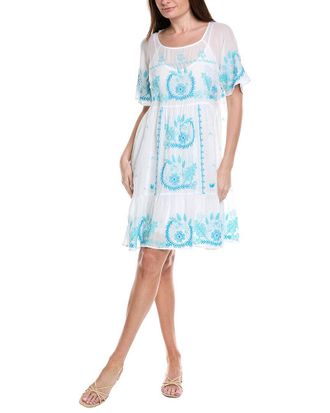 Johnny Was Raglan Tiered Dress