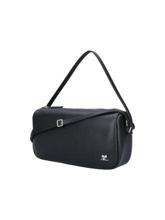 Courr&egrave;ges Womens Bags Black Cow Leather