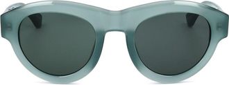 Linda Farrow DRIES VAN NOTEN DVN66 C3 Womens Sunglasses Green Size 51