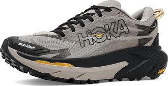 Hoka One One Mafate 5 Mens Running Shoes Cement/Black : 10.5 D - Medium, Textile