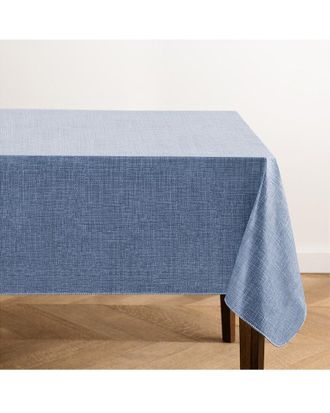Elrene Monterey Linen Texture Vinyl Indoor/Outdoor Tablecloth