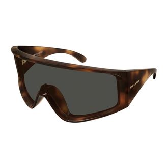 Saint Laurent Gafas de sol Shield - Accessories - Mujer - Marr&oacute;n - ONE SIZE