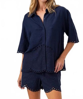 Sundays Cobra Shirt In Navy