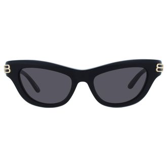 Balenciaga Grey Cat Eye Ladies Sunglasses BB0430S 001 54