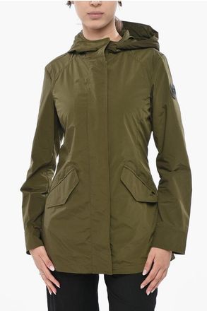 Woolrich Lightweight Solid-Color Jacket SUMMER With Concealed Button size Xs