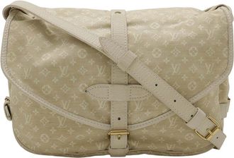 Louis Vuitton Beige Monogram Canvas Mini Lin (Authentic Pre-Loved)