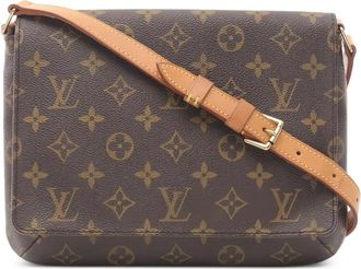 Louis Vuitton Borsa a spalla Musette Tango con monogramma 2000 - Marrone