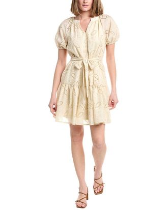 Julia Jordan Broderie Mini Dress
