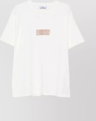 Stone Island crew neck short sleeve t-shirt design