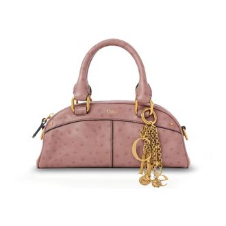 Chlo&eacute; Handbags, female, Pink, ONE SIZE, Small bowling bag