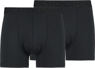 Stoic TrosaSt. Boxer 2-Pack Boxershorts für Herren | schwarz