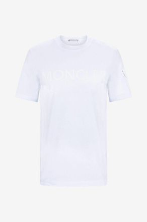 Moncler T-Shirt mit Logoprint und Cargotasche