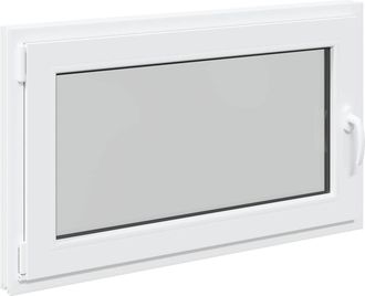 vidaXL Color Interno De Ventana De S&oacute;tano Blanco Risor 100 X 50 Cm Vidaxl
