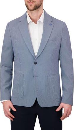 Report Collection Seersucker Textured Sport Coat in Blue at Nordstrom Rack, Size 36 Regular