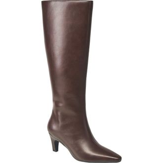 French Connection Womens Becky Kitten Heel Bootie in Choco at Nordstrom, Size 6