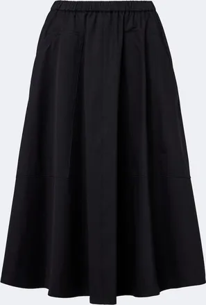 Vince Cotton midi skirt