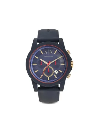 A|X Armani Exchange 47 mm met automatisch uurwerk - Blauw