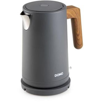 Domo Bouilloire &Eacute;lectrique - Domo - Do9268wk - 2200 W - 1,7 L - Socle 360&deg; - Noir / Bois