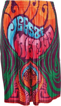 Versace Shorts con stampa - Rosa