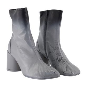 Maison Margiela Womens Lambskin Leather Ankle Boot Black