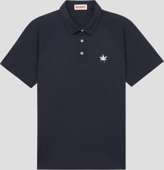Boast Mens Performance Raglan Polo In Navy