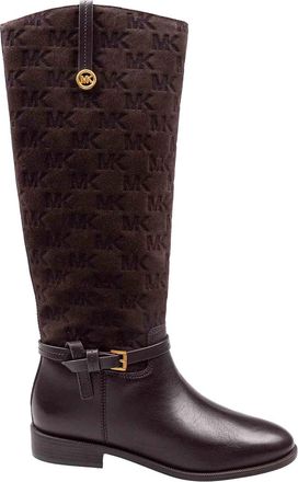 Michael Kors Beverly Flat Chocolate Leather Boot