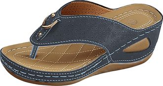 Generic Recovery Sandal With Arch Support Orthotic Heel Cup Sandals For Women Womens Flip Flops Ladies Comfortable Walking Thong Sandals With Plantar Fasciiti