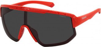 Polaroid Womens PLD-7047-S-0Z3 PLD 7047 S 99 0Z3 Sunglasses - Red - One Size