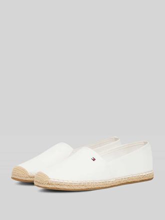 Tommy Hilfiger Espadrilles mit Logo Stitching in Offwhite, Gr&ouml;&szlig;e 37