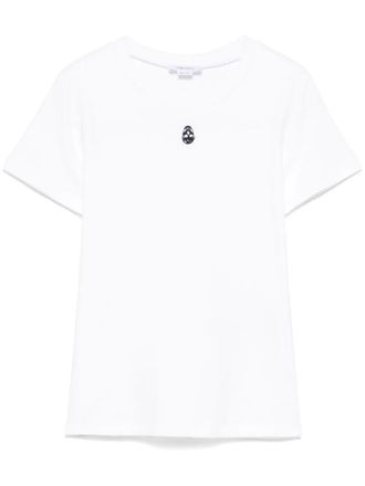Alexander McQueen Inverted Skull Embroidery T-Shirt Clothing