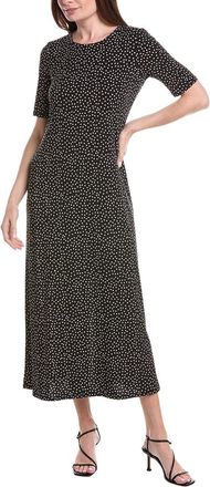 Vince Camuto 3/4 Sleeve Crewneck Maxi Dress