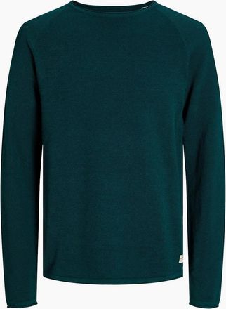 Jack & Jones Jack & Jones Mens Regular Fit Long Sleeve Crew Neck Sweater - Green - Size: 38