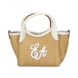 Emporio Armani Durini 24 S - female - Emporio Armani - Shopping Bags - Beige - ONE SIZE - Bags