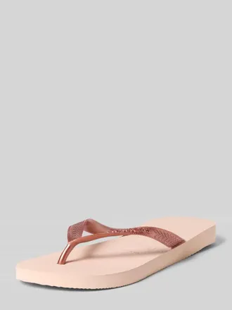 Havaianas Zehentrenner mit Label-Detail in Rosa, Gr&ouml;&szlig;e 35/36