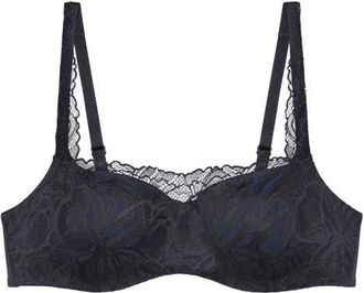 Triumph Body MakeUp Illusion Lace Balconette Bra in Misty Turquoise at Nordstrom, Size 38B