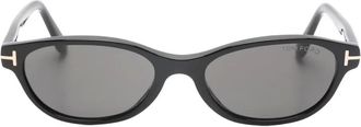 Tom Ford Eyewear Occhiali da sole Chloe-02 geometrici - Nero
