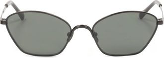 Kazar Zwarte zonnebril met metalen frame - Dames - Zonnebrillen - Zwart - ONE Size - Accessoires