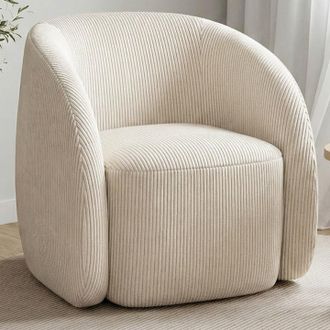 IDMarket Cori Sill&oacute;n De Pana Beige