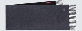 Gucci GG fringed cashmere scarf