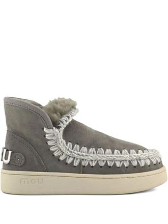 Mou New Eskimo handgehaakte laarzen - Grijs