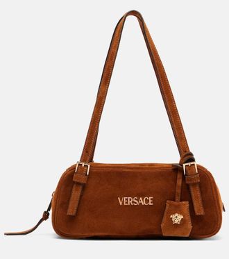 Versace Borsa a spalla Versace Tag in suede