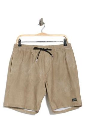 Volcom Tie Town Pull-On Shorts in Khaki at Nordstrom Rack, Size X-Large R