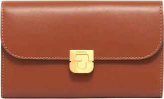 Gerard Darel Compagnon Portemonnee - Dames - Accessoires - Bruin - Maat: ONE Size Leer