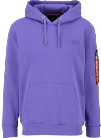 Alpha Industries Alpha Industries Mens Backprint Hoodie - Violet - Size Small