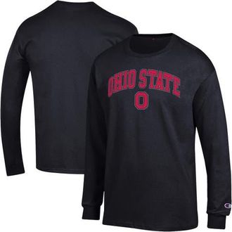 Champion Mens Champion Black Ohio State Buckeyes Arch Over Logo Long Sleeve T-Shirt at Nordstrom, Size Xx-Large