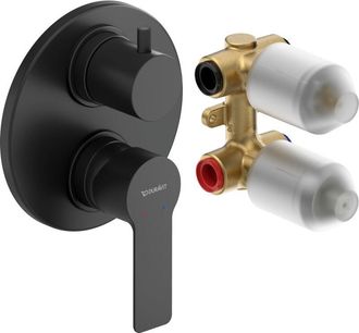 Duravit Duravit D-code Juego Monomando Empotrado, 2 Consumidores