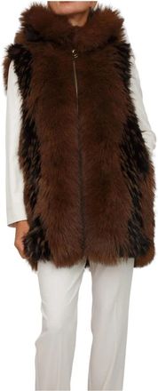 Fracomina Donna, Giacche, Marrone, S, new